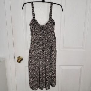 Torrid Leopard Print Fit and Flare Dress